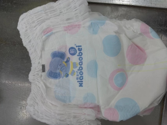 조정할 수 있는 모직물 유사한 비 등급 아기 편안한 인쇄된 1회용 종이 기저귀